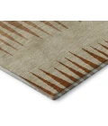 Addison Mayfield Orange AMF886 - 8ft. Round Rug