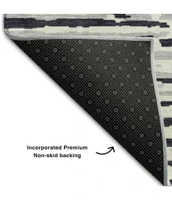 Addison Mayfield Black AMF888 - 8ft. Round Rug