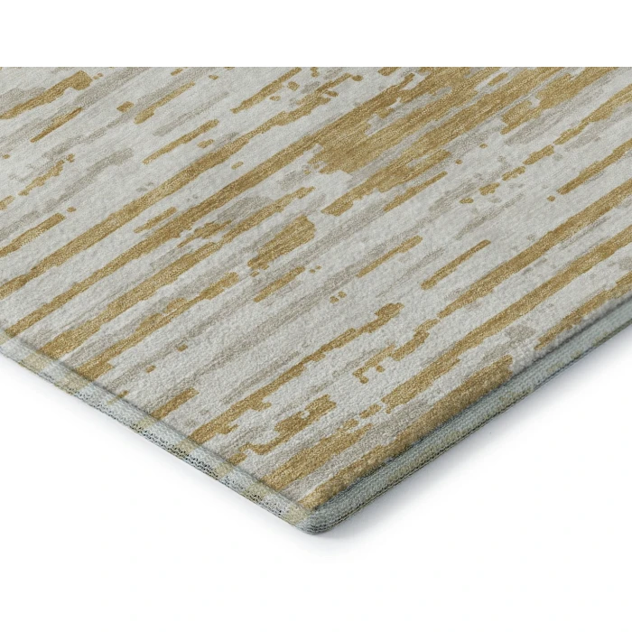 Addison Mayfield Gold AMF888 - 8ft. Round Rug