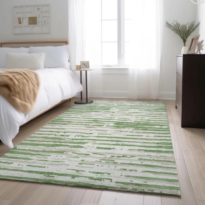 Addison Mayfield Green AMF888 - 8ft. Round Rug
