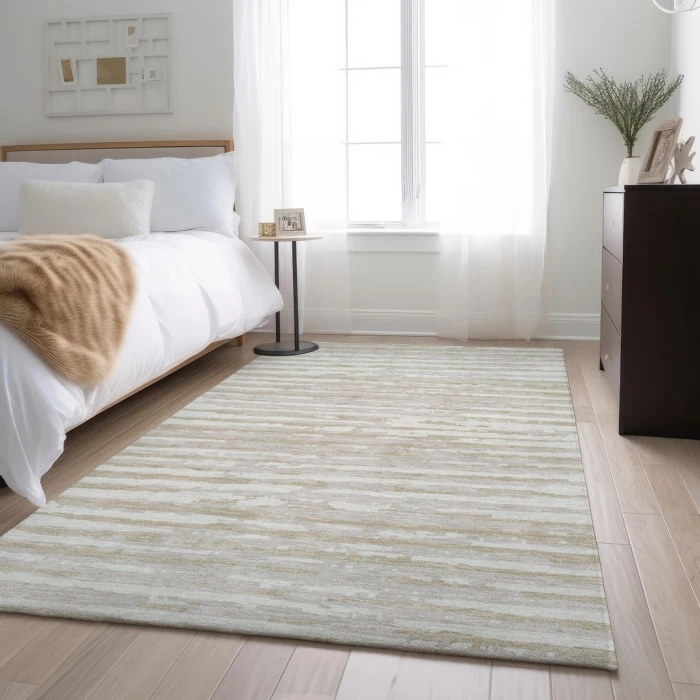 Addison Mayfield Ivory AMF888 - 8ft. Round Rug
