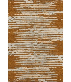 Addison Mayfield Orange AMF888 - 8ft. Round Rug