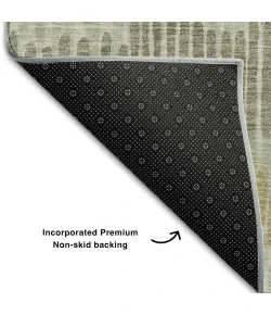 Addison Mayfield Brown AMF889 - 8ft. Round Rug