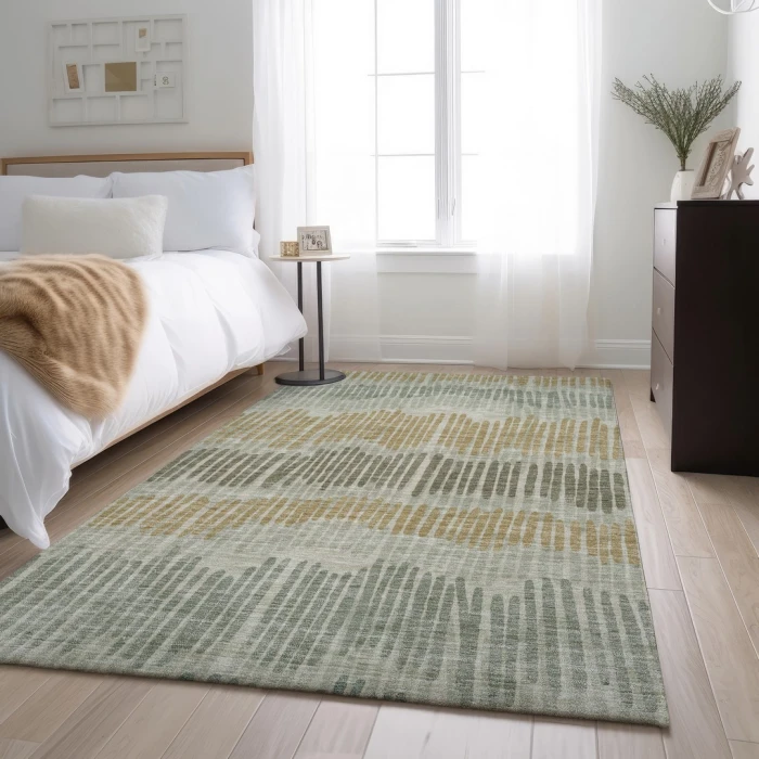Addison Mayfield Brown AMF889 - 8ft. Round Rug