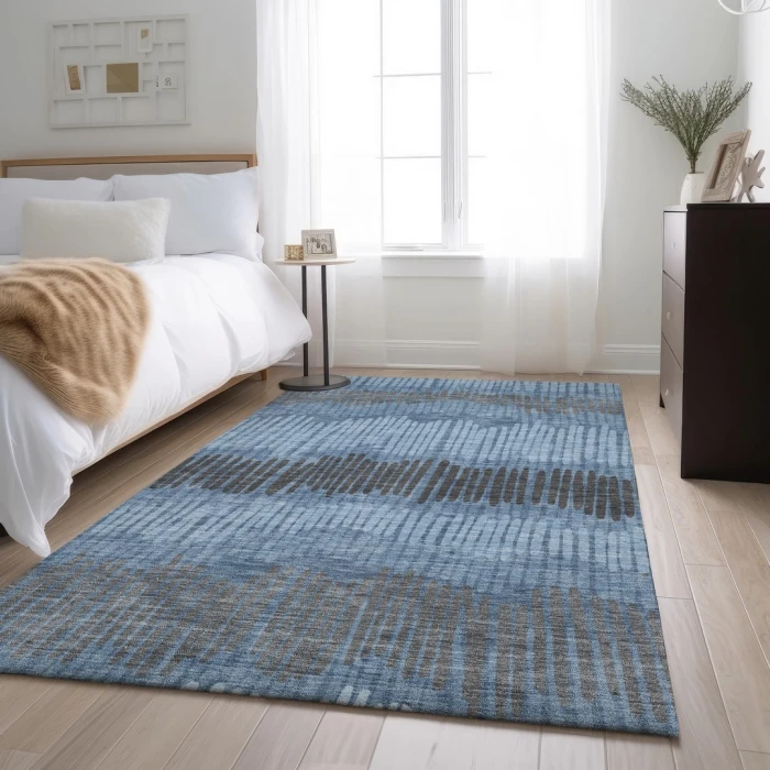 Addison Mayfield Blue AMF889 8ft. x 10ft. Rect. Rug