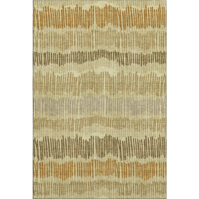 Addison Mayfield Gold AMF889 - 8ft. Round Rug