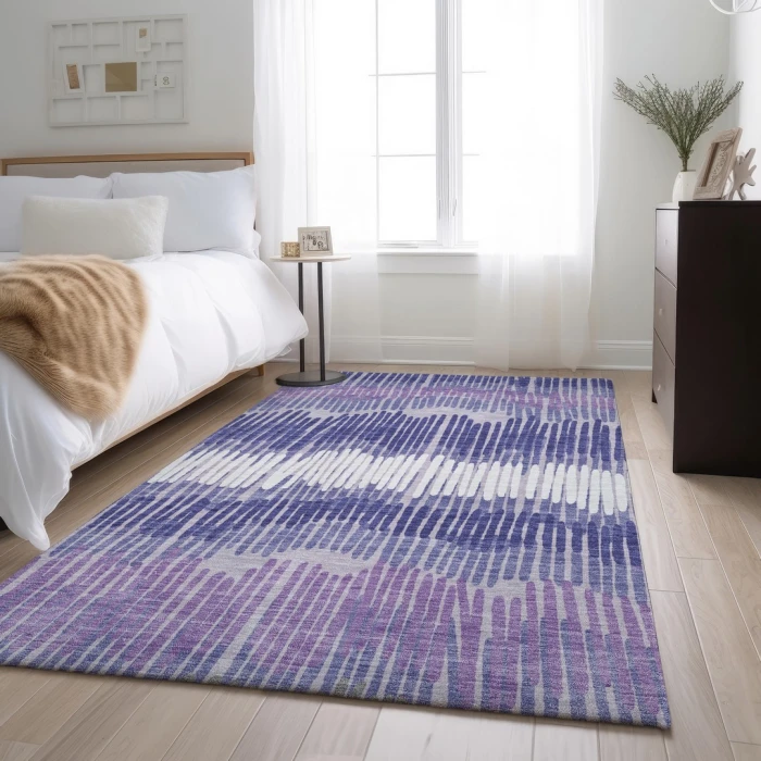 Addison Mayfield Purple AMF889 8ft. x 10ft. Rect. Rug
