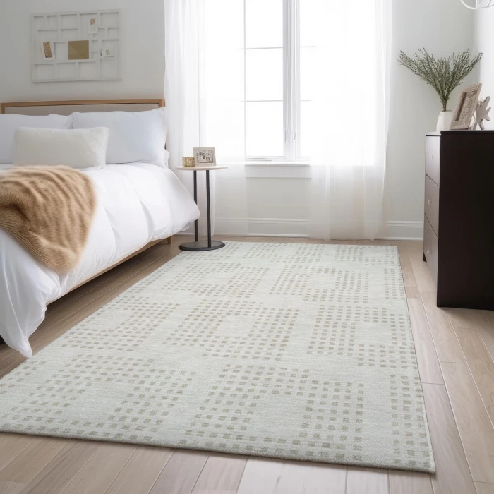 Addison Mayfield Ivory AMF890 - 8ft. Round Rug