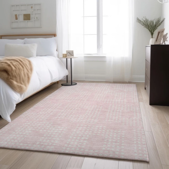 Addison Mayfield Pink AMF890 - 8ft. Round Rug
