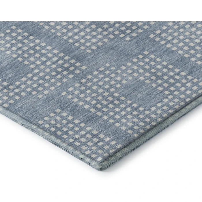 Addison Mayfield Blue AMF890 - 8ft. Round Rug