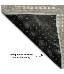 Addison Mayfield Brown AMF890 - 8ft. Round Rug