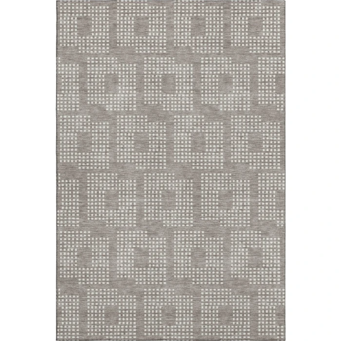 Addison Mayfield Brown AMF890 - 8ft. Round Rug