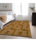Addison Mayfield Orange AMF890 - 8ft. Round Rug