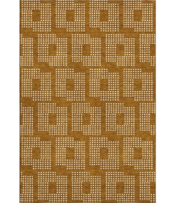 Addison Mayfield Orange AMF890 - 8ft. Round Rug