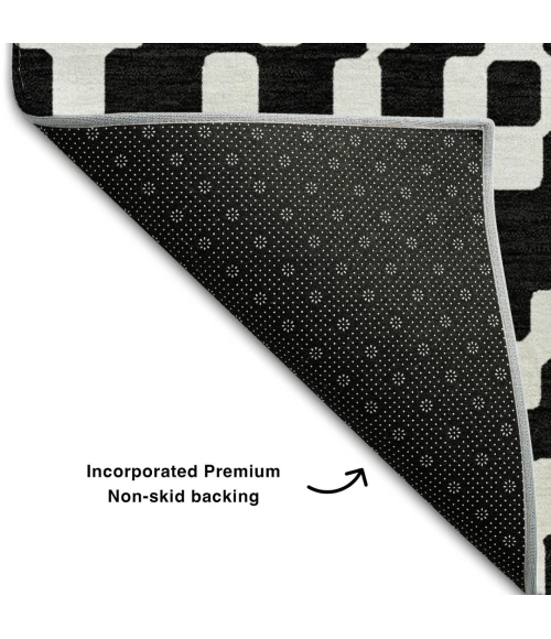 Addison Mayfield Black AMF891 8ft. x 10ft. Rect. Rug