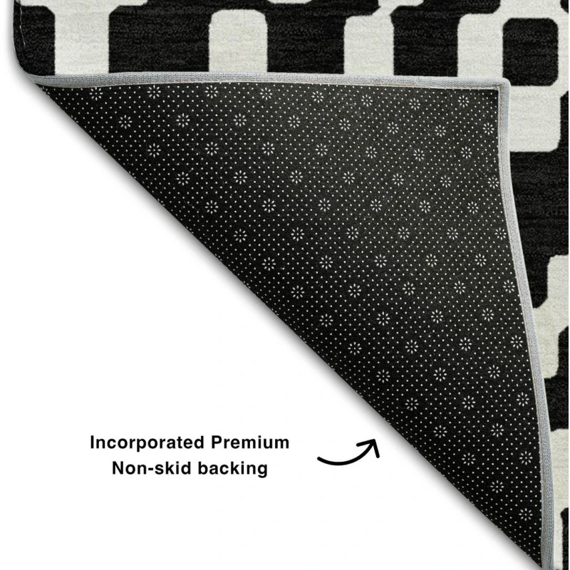 Addison Mayfield Black AMF891 9ft. x 12ft. Rect. Rug