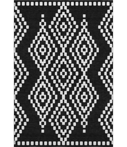 Addison Mayfield Black AMF891 8ft. x 10ft. Rect. Rug