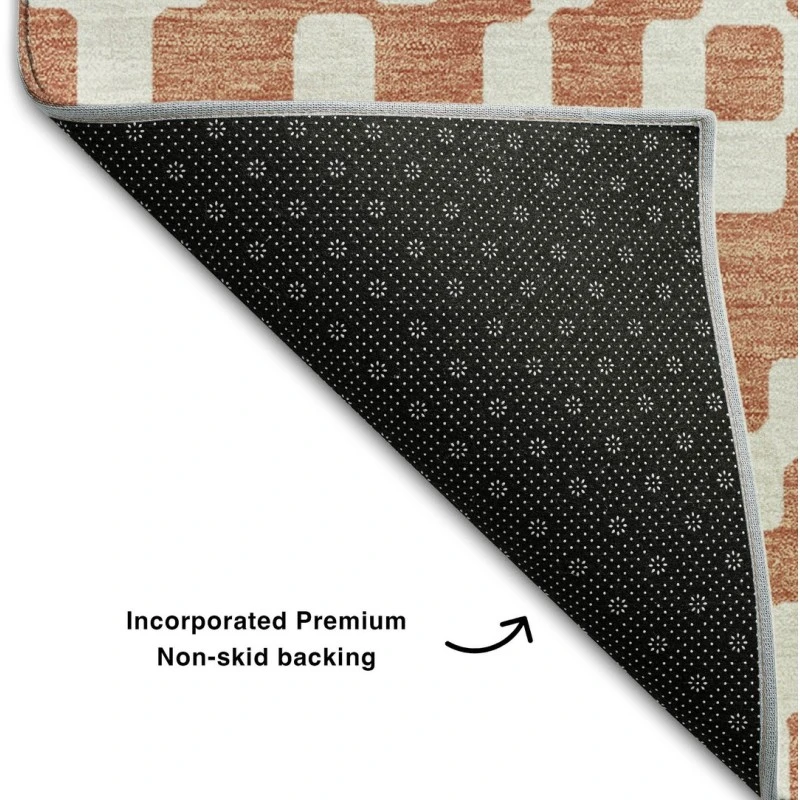 Addison Mayfield Orange AMF891 2ft. 3in. x 7ft. 6in. Rect. Rug
