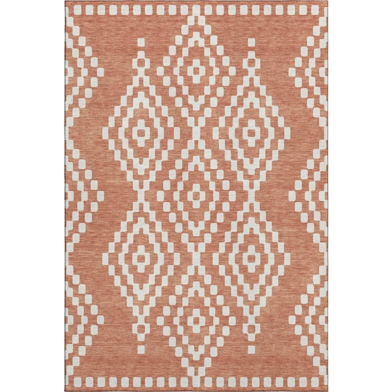 Addison Mayfield Orange AMF891 2ft. 3in. x 7ft. 6in. Rect. Rug