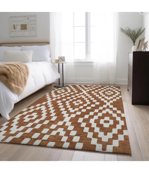 Addison Mayfield Orange AMF891 8ft. x 10ft. Rect. Rug
