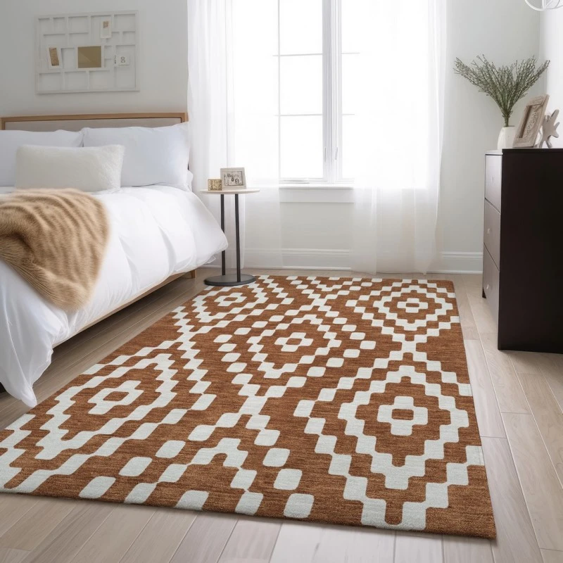 Addison Mayfield Orange AMF891 9ft. x 12ft. Rect. Rug