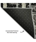 Addison Mayfield Black AMF892 - 8ft. Round Rug