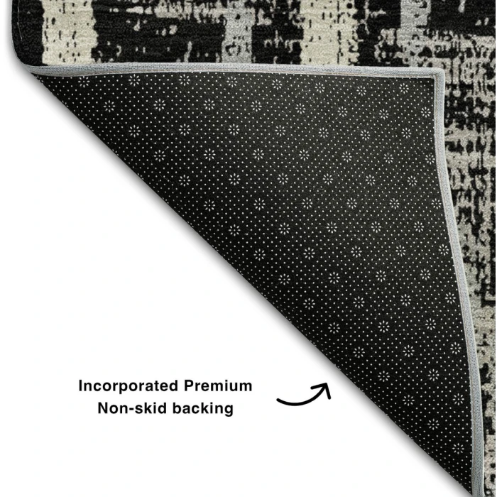 Addison Mayfield Black AMF892 - 8ft. Round Rug