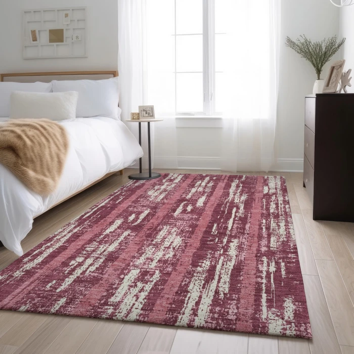 Addison Mayfield Pink AMF892 - 8ft. Round Rug