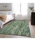 Addison Mayfield Green AMF892 - 8ft. Round Rug