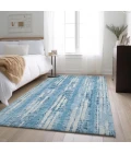 Addison Mayfield Blue AMF892 - 8ft. Round Rug