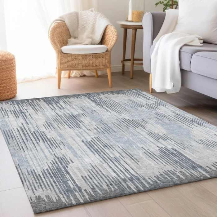 Addison Mayfield Gray AMF893 9ft. x 12ft. Rect. Rug