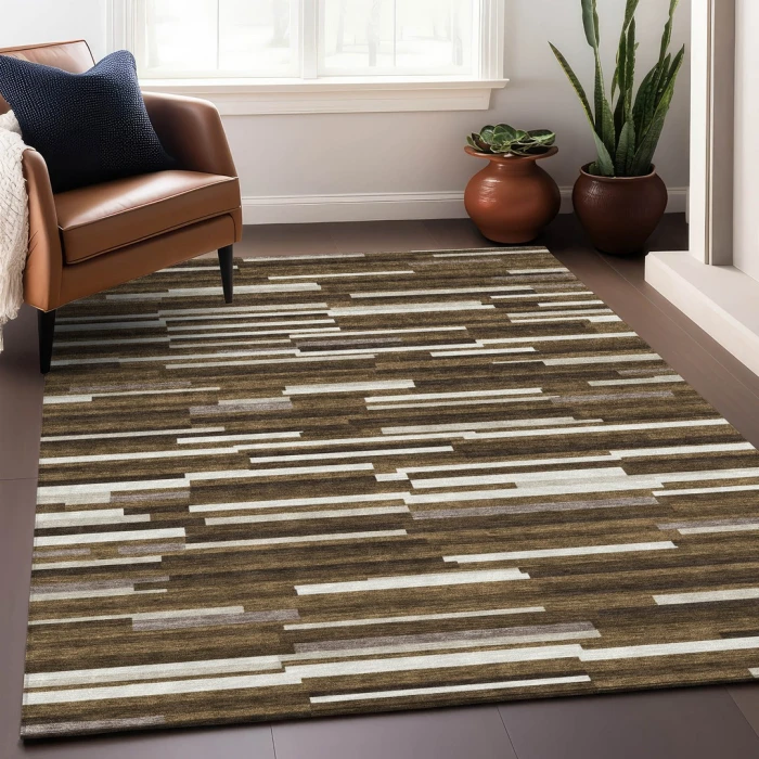 Addison Mayfield Brown AMF894 2ft. 3in. x 7ft. 6in. Rect. Rug