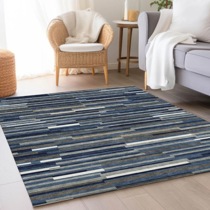 Addison Mayfield Blue AMF894 2ft. 3in. x 7ft. 6in. Rect. Rug