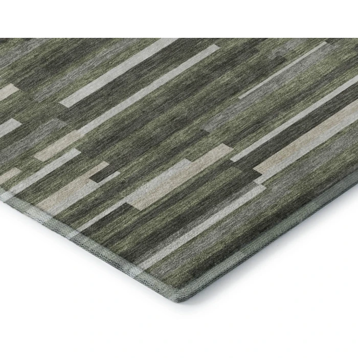 Addison Mayfield Green AMF894 - 8ft. Round Rug