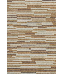 Addison Mayfield Orange AMF894 - 8ft. Round Rug