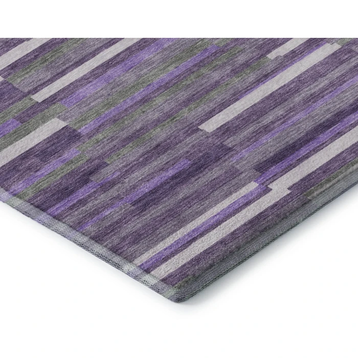 Addison Mayfield Purple AMF894 2ft. 3in. x 7ft. 6in. Rect. Rug