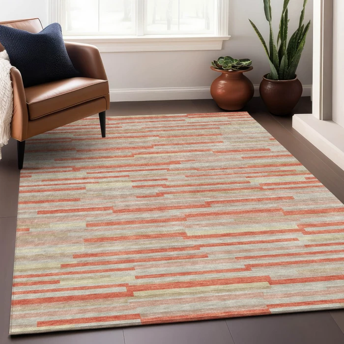 Addison Mayfield Orange AMF894 2ft. 3in. x 7ft. 6in. Rect. Rug