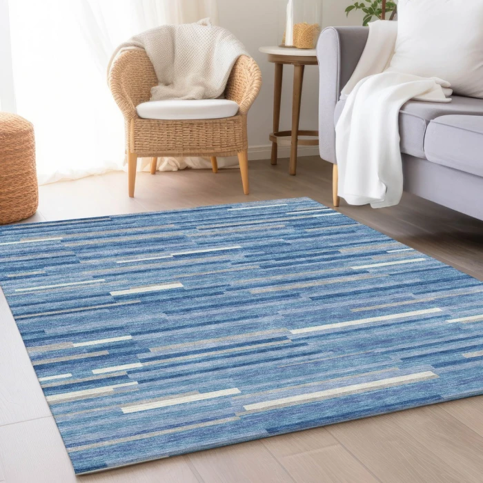 Addison Mayfield Blue AMF894 8ft. x 10ft. Rect. Rug