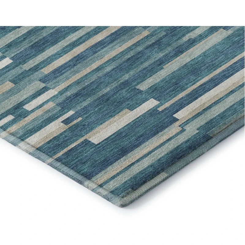 Addison Mayfield Teal AMF894 5ft. x 7ft. 6in. Rect. Rug