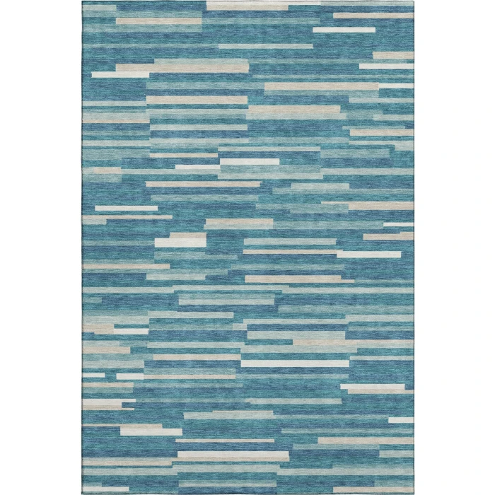 Addison Mayfield Teal AMF894 5ft. x 7ft. 6in. Rect. Rug