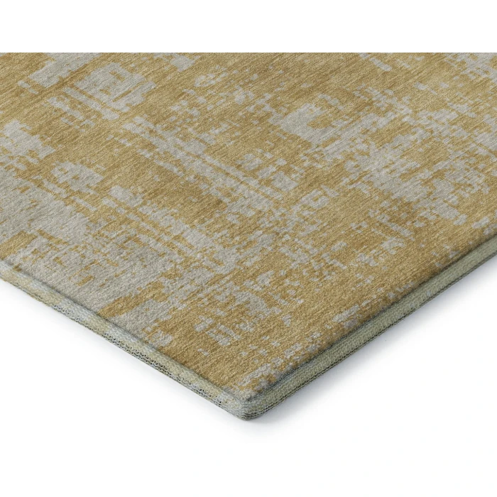 Addison Mayfield Gold AMF895 - 8ft. Round Rug