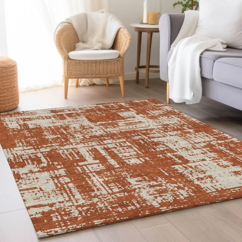 Addison Mayfield Orange AMF895 9ft. x 12ft. Rect. Rug
