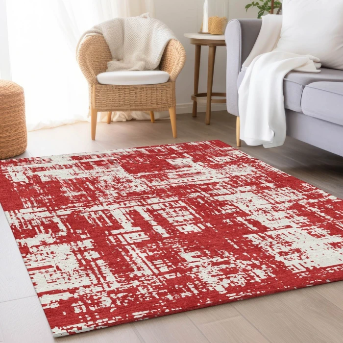 Addison Mayfield Red AMF895 2ft. 3in. x 7ft. 6in. Rect. Rug