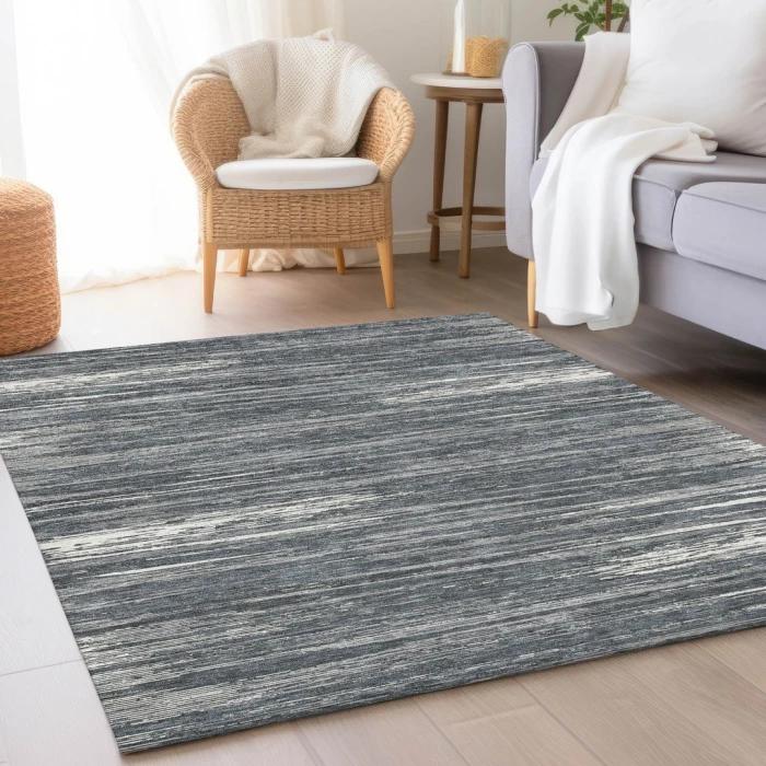 Addison Mayfield Gray AMF896 2ft. 3in. x 7ft. 6in. Rect. Rug