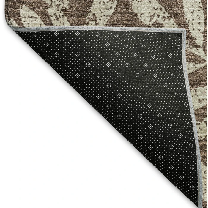 Addison Mayfield Brown AMF899 - 8ft. Round Rug