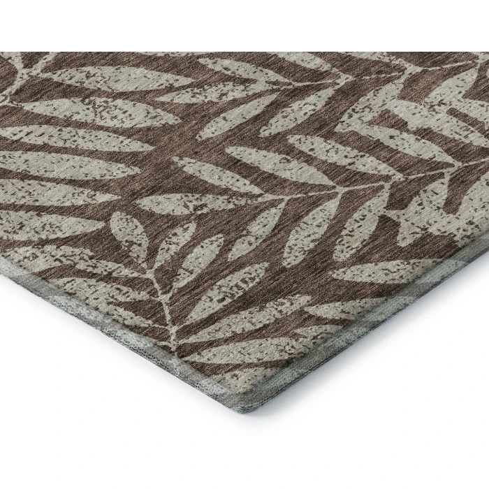 Addison Mayfield Brown AMF899 - 8ft. Round Rug