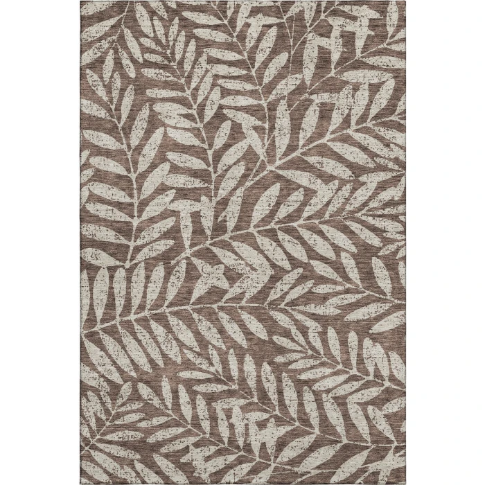 Addison Mayfield Brown AMF899 - 8ft. Round Rug