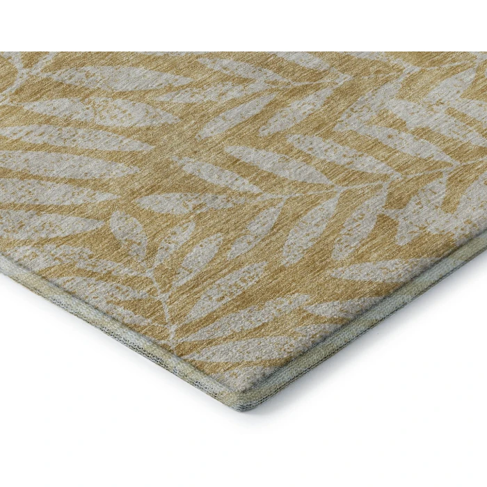 Addison Mayfield Gold AMF899 - 8ft. Round Rug