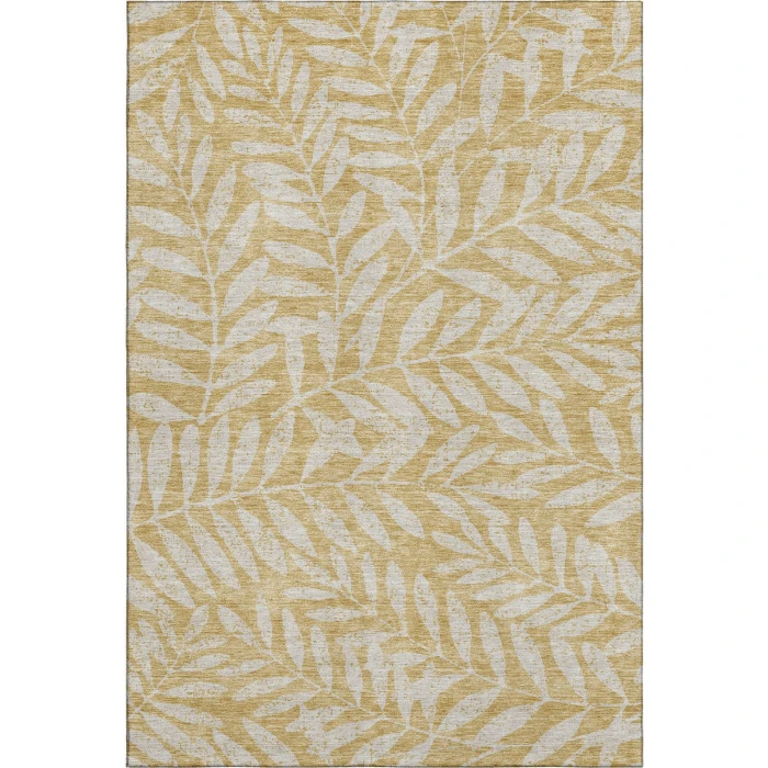 Addison Mayfield Gold AMF899 - 8ft. Round Rug
