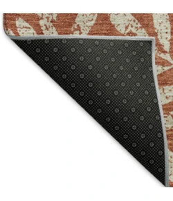 Addison Mayfield Orange AMF899 - 8ft. Round Rug